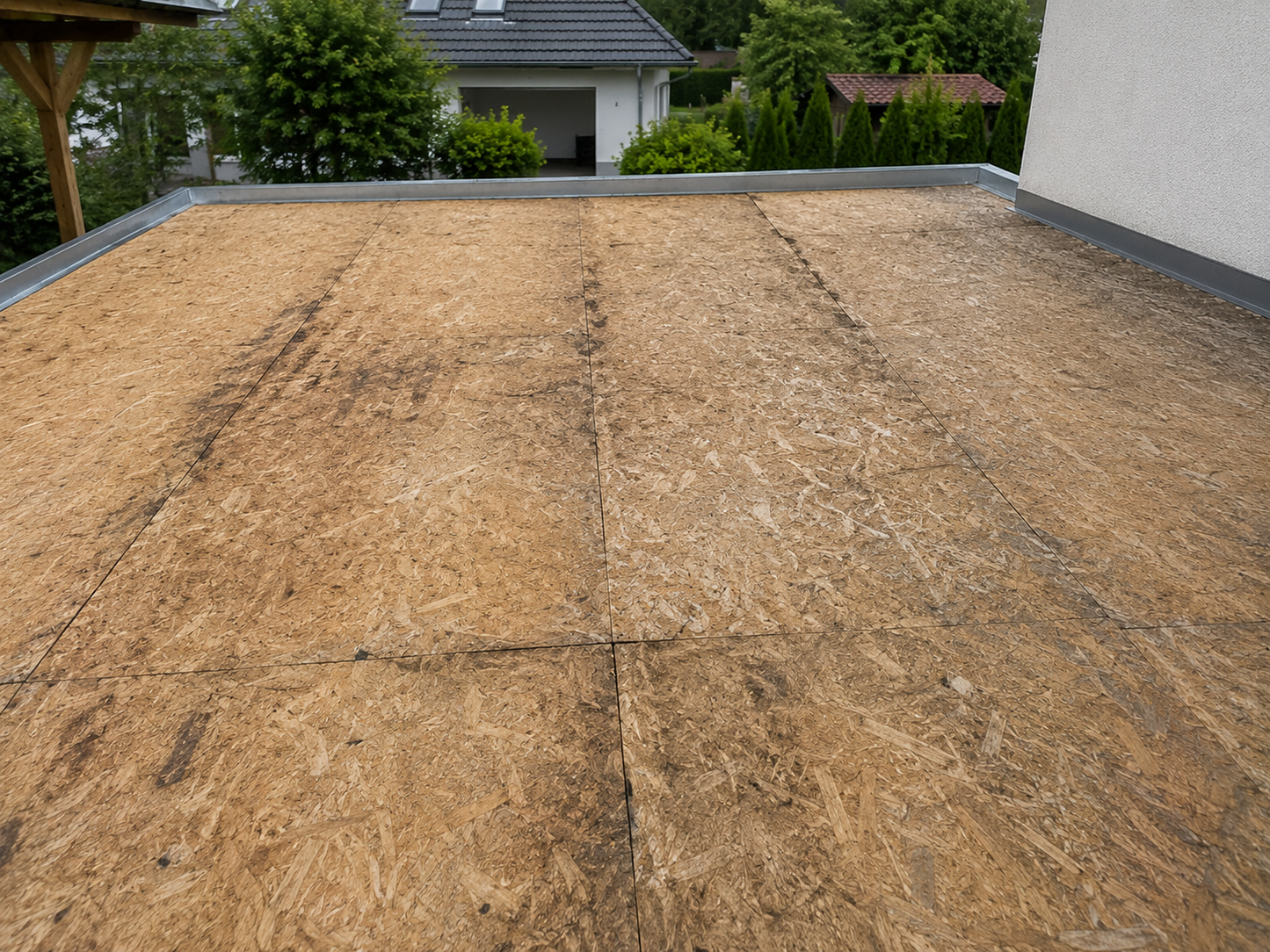 Flachdach OSB